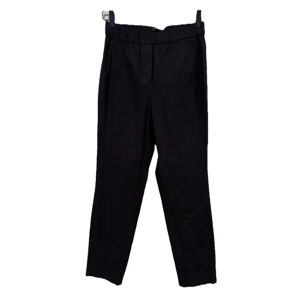 Women’s Massimo Dutti Size 4‎ Straight Trouser Pants Black Womens Formal Pro
